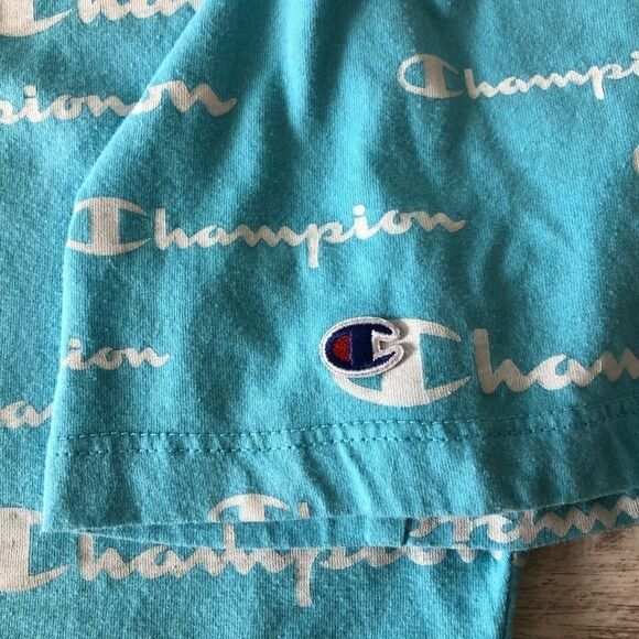 Champion Cropped Print Logo Tee - Picture 4 of 8